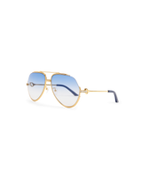 Midnight & Gold The Alb√°n Sunglasses