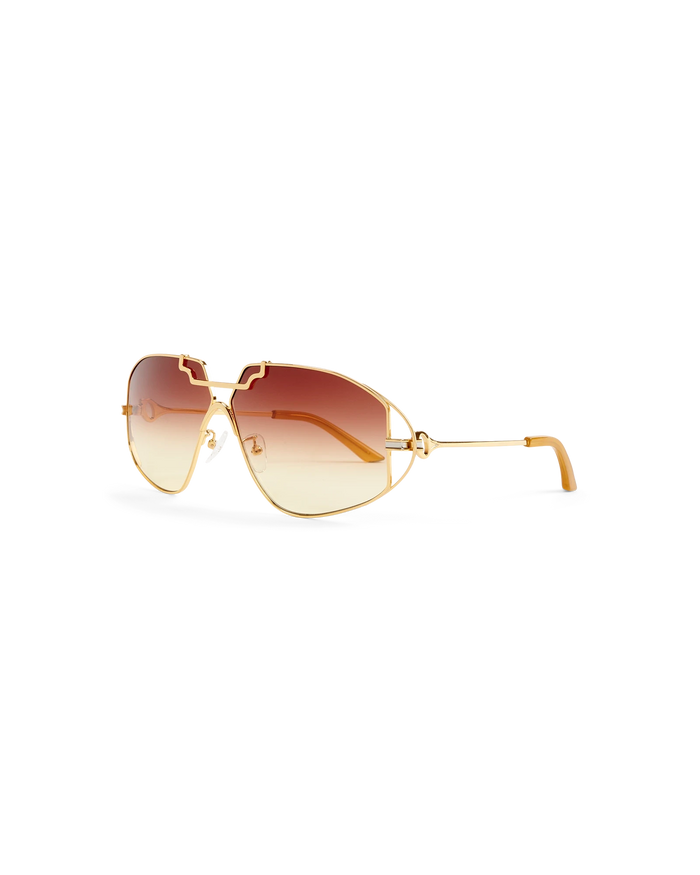 Orange & Gold The Avenida Sunglasses