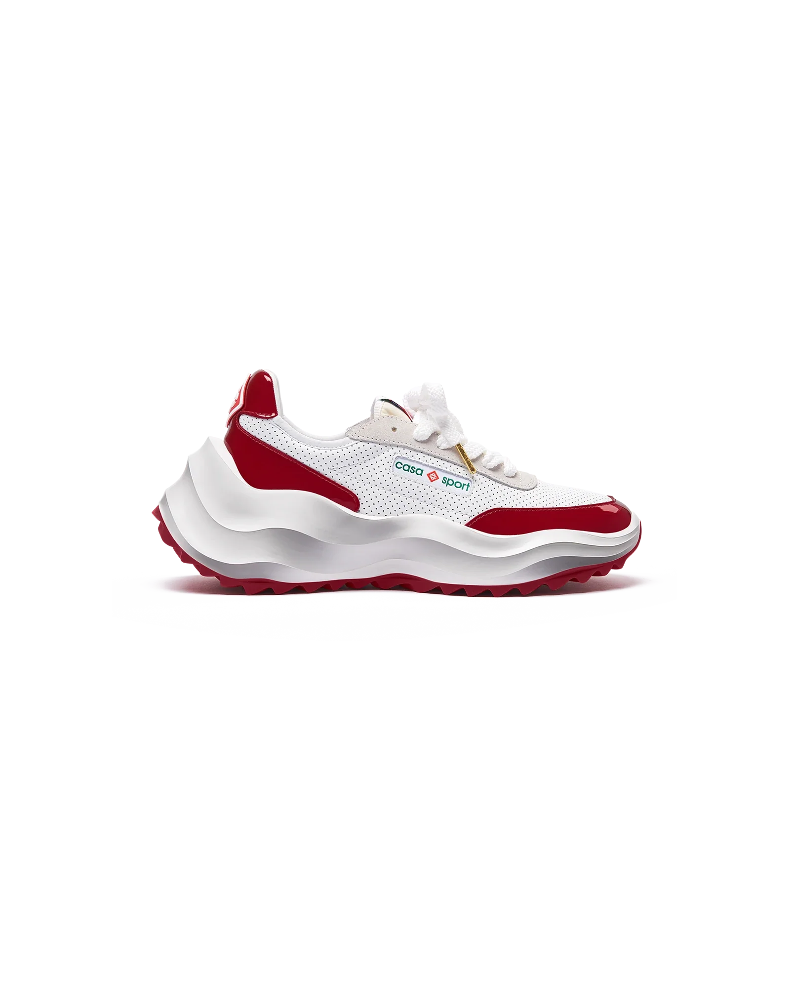 Women's Atlantis White & Haute Red Sneaker