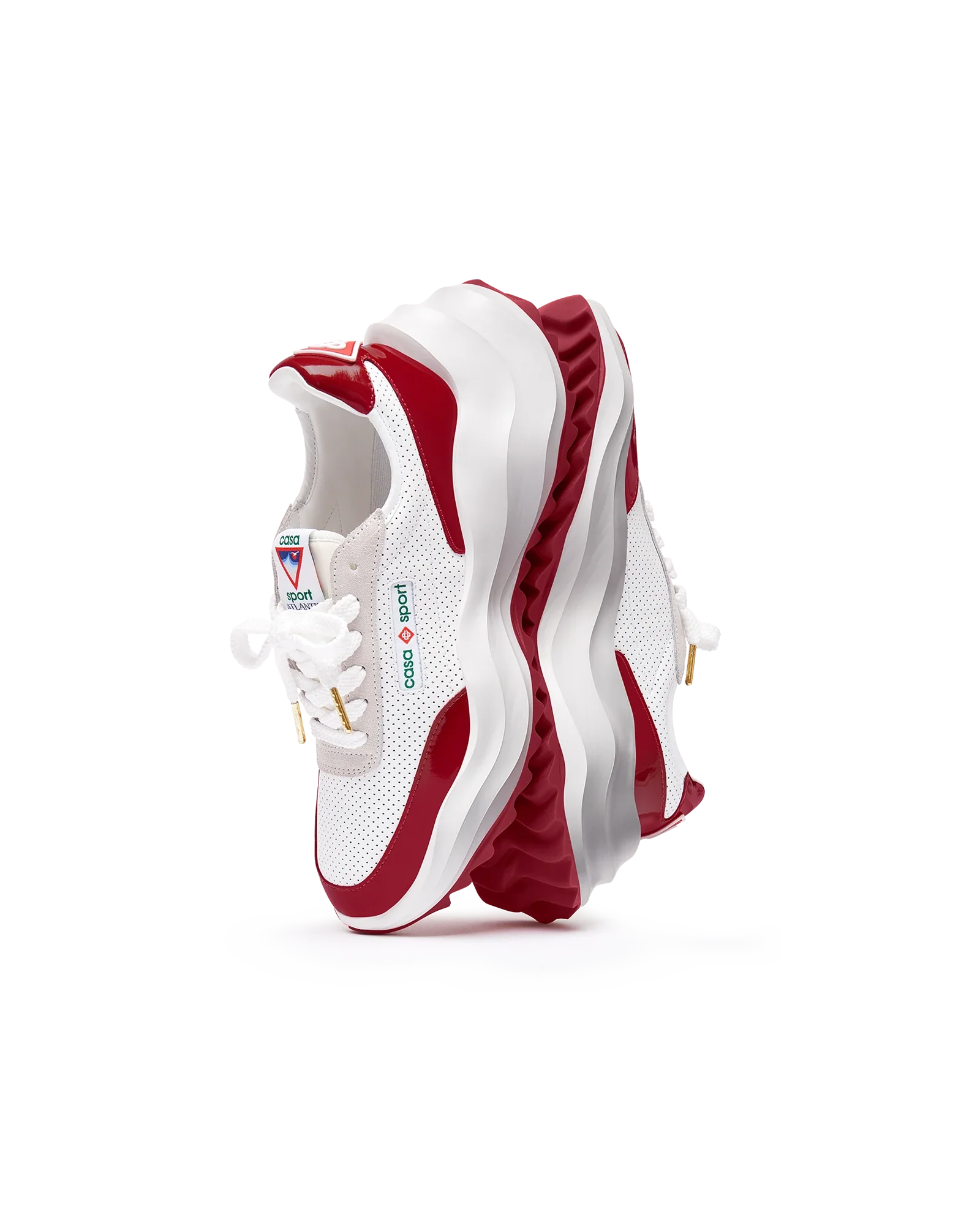 Women's Atlantis White & Haute Red Sneaker