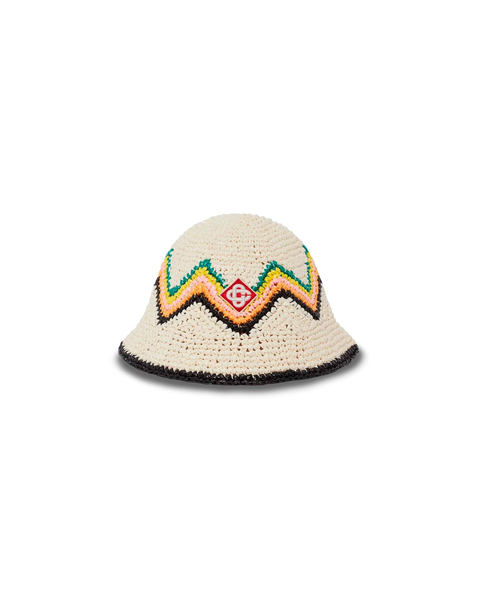 Raffia Crochet Hat | Casablanca Paris Raffia Crochet Hat | Casablanca Paris