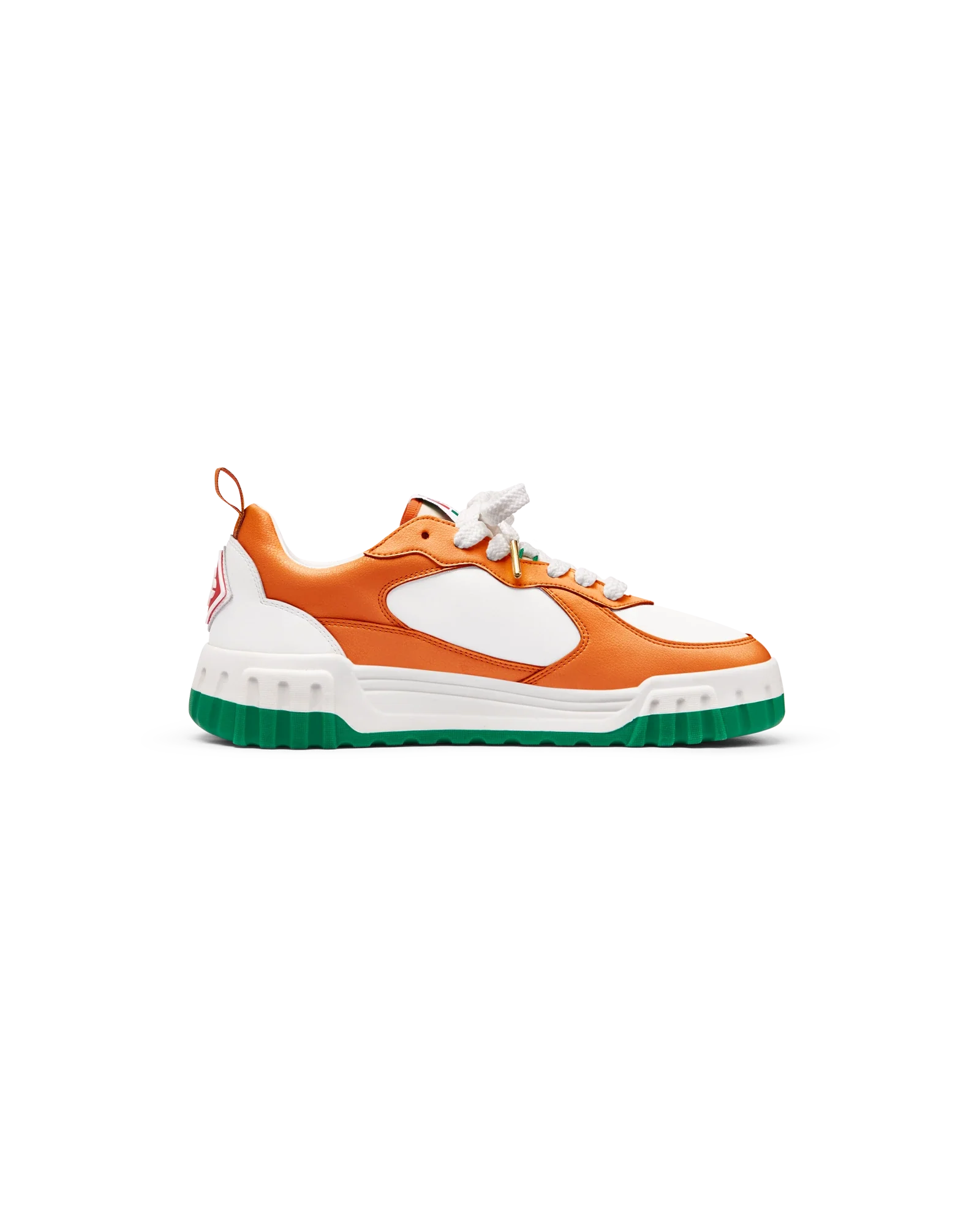 Women's Court Orange & White Sneaker
