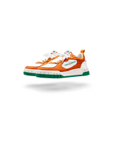 Mens The Court Orange & White Sneaker