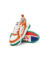 Women's Court Orange & White Sneaker