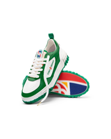 Men's Court Green & White Sneakers