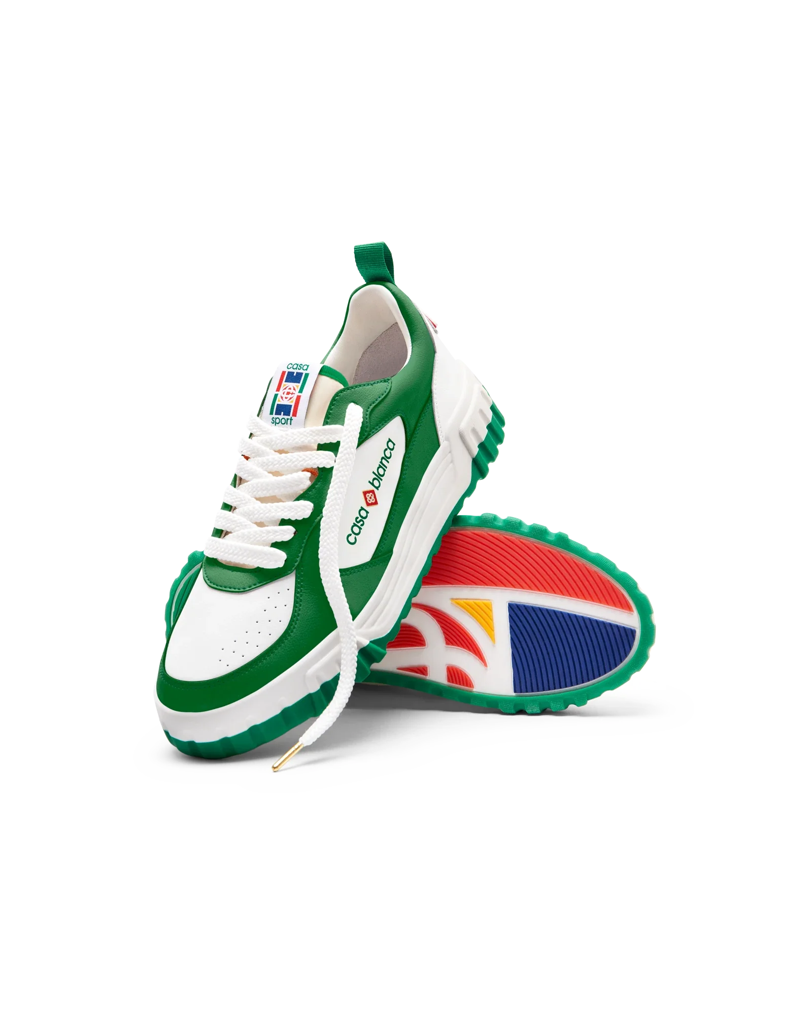 Women's Court Green & White Sneaker