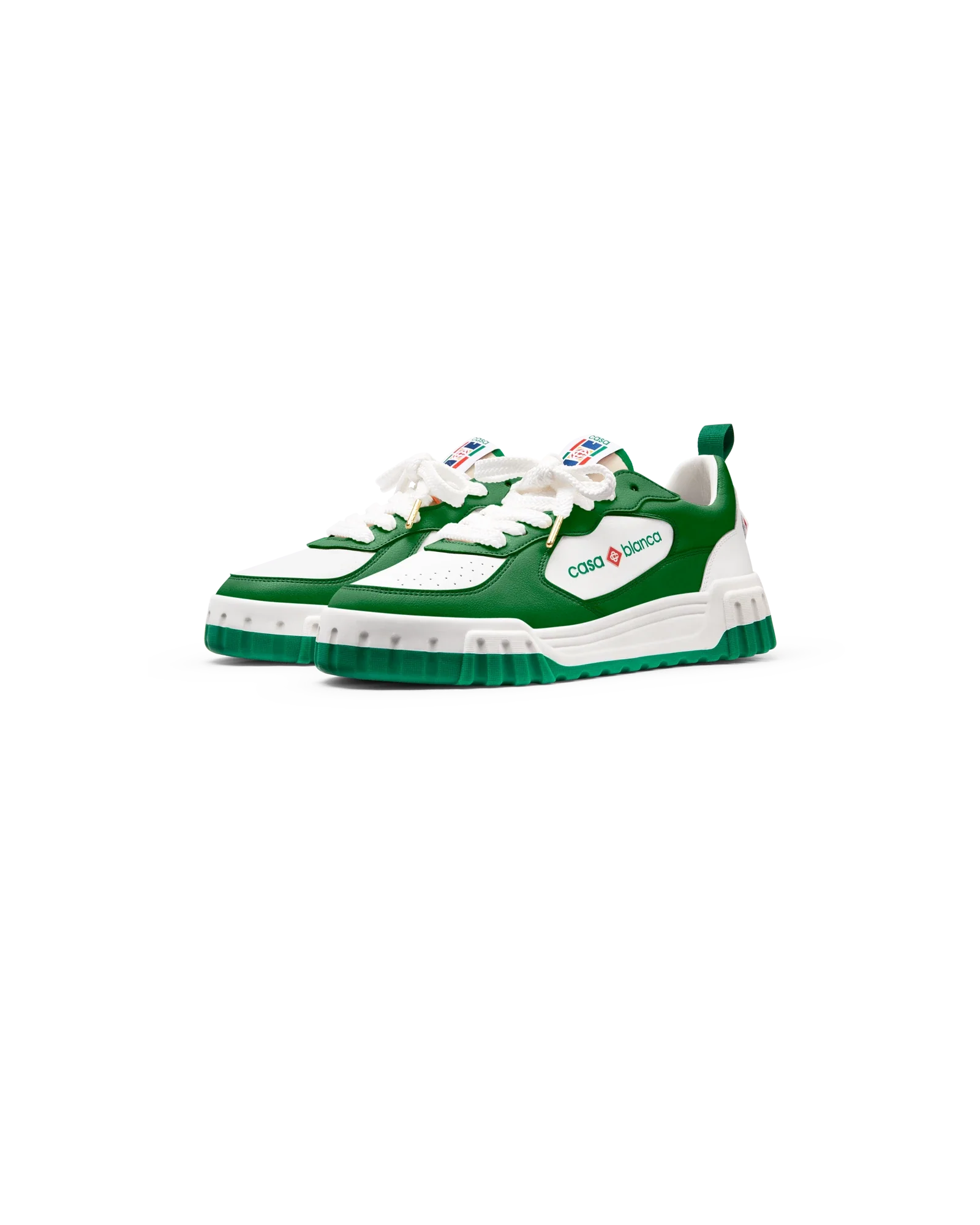 Women's Court Green & White Sneaker
