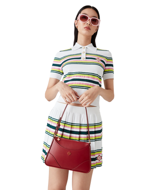 Red Jeanne Pochette Shoulder Bag