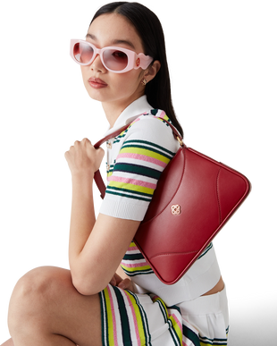 Red Jeanne Pochette Shoulder Bag