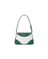 White & Green Jeanne Pochette Shoulder Bag