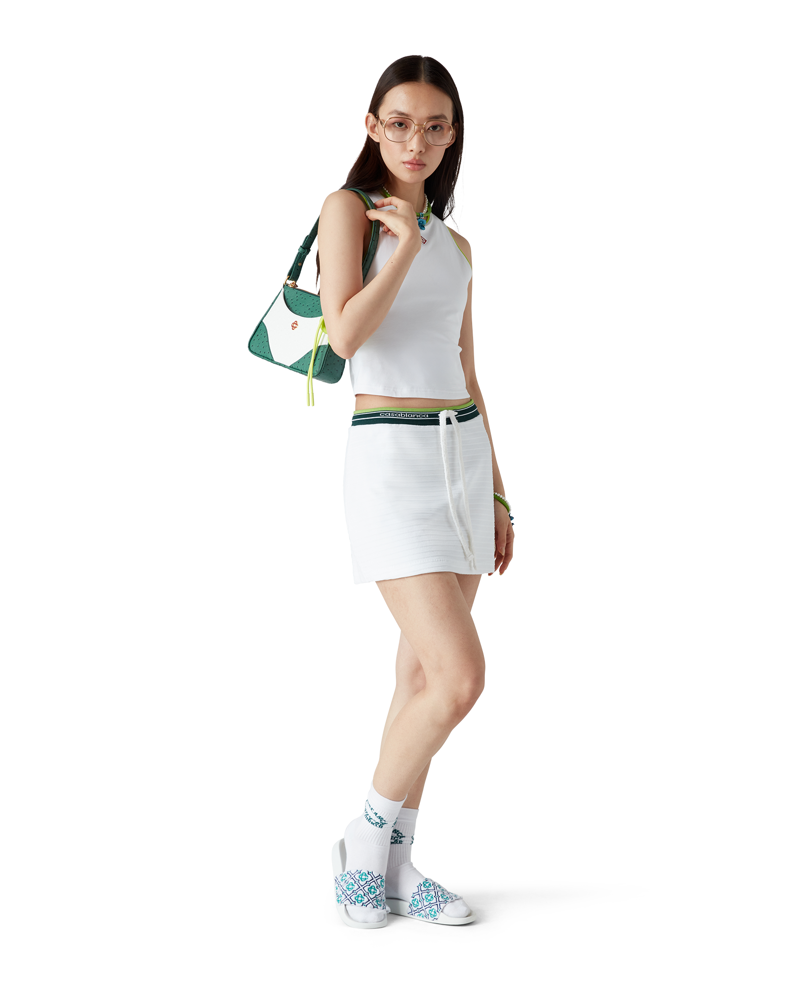 Women's Monogram Towelling Slider