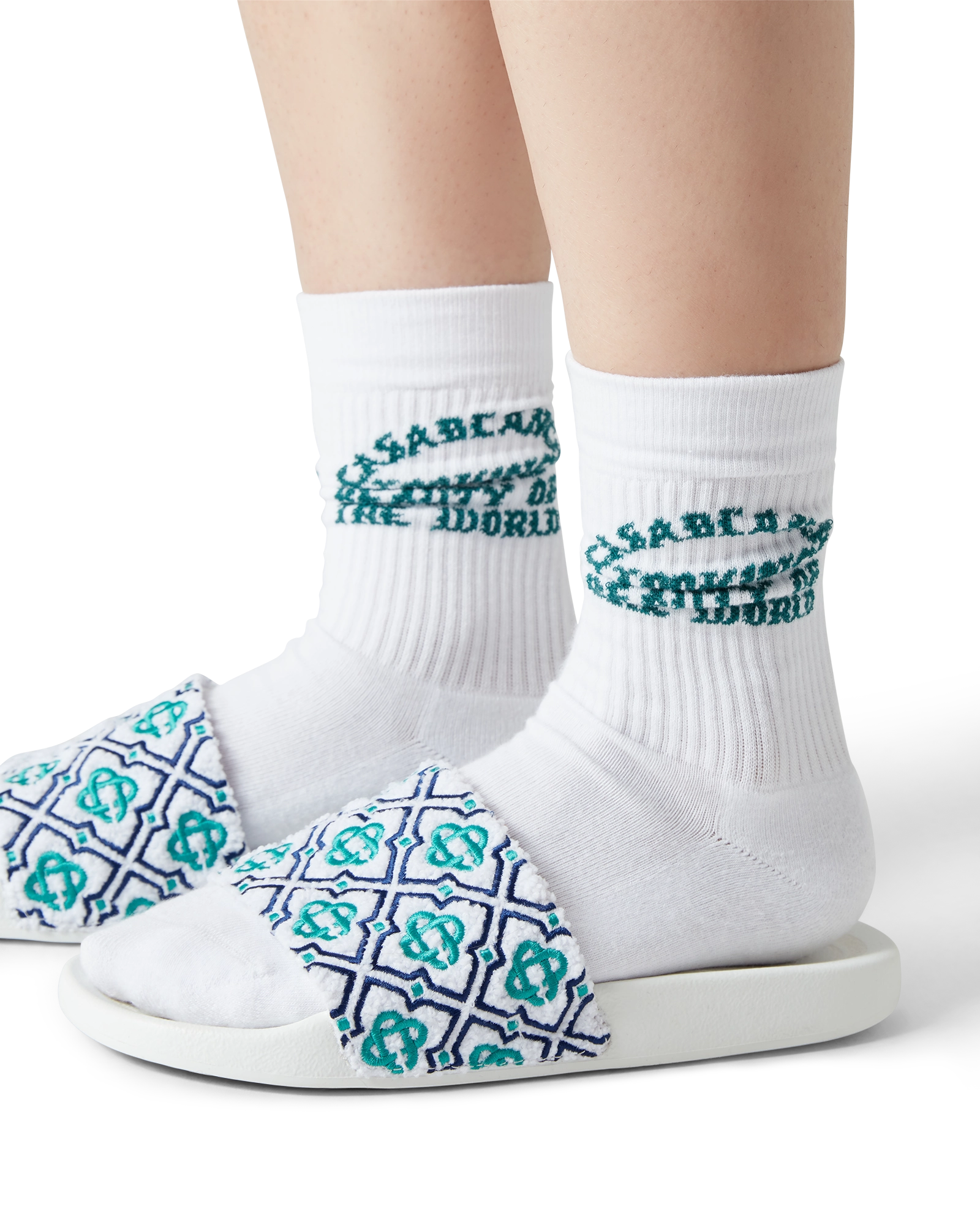 Women's Monogram Towelling Slider