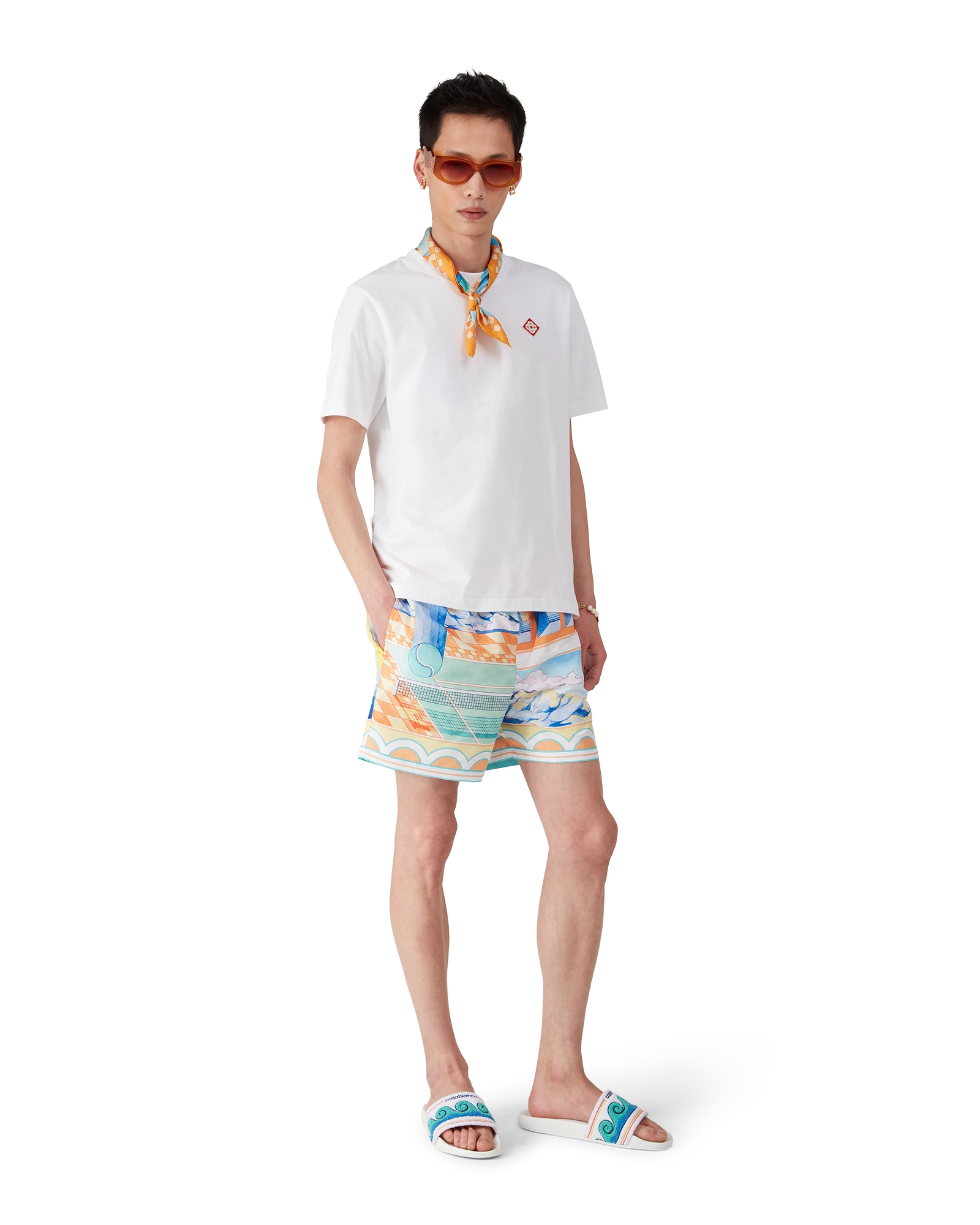 Men's Greco Wave Terry Slider