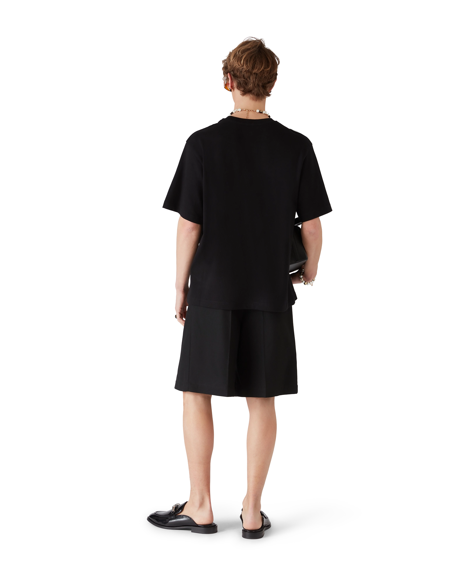 Black Bamboo Slip On Loafer