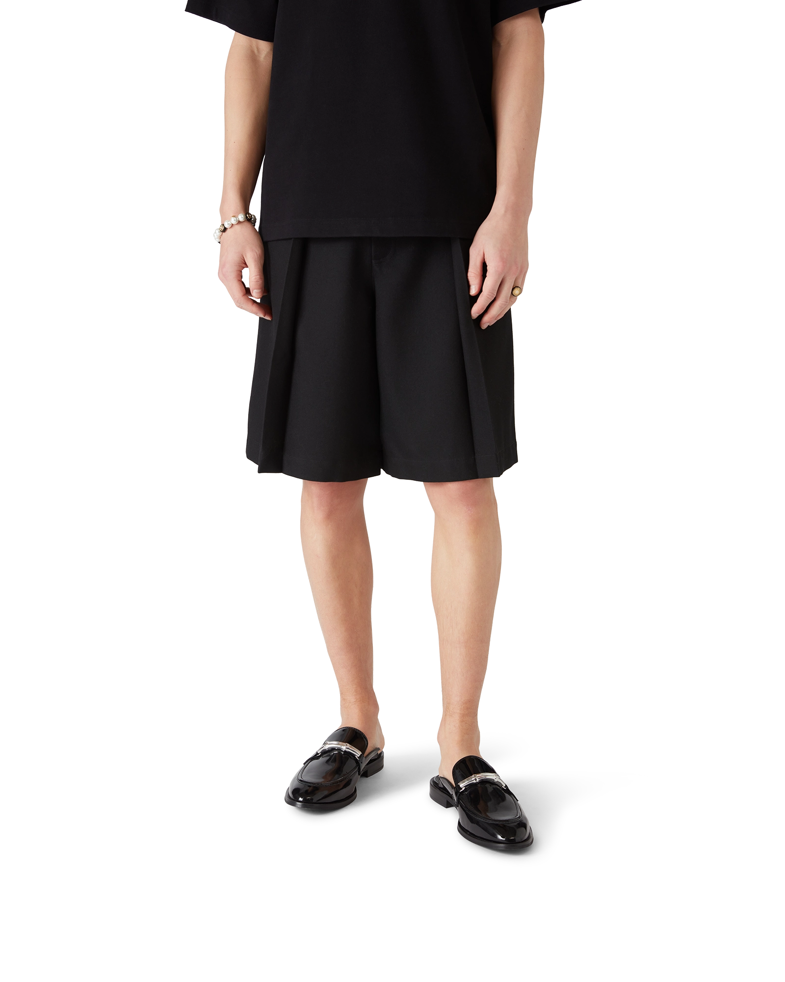 Black Bamboo Slip On Loafer