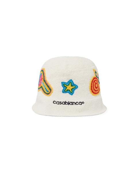 Casablanca 25SS Crochet Hat ロゴ ハット CASABLANCA> CROCHET HAT Casablanca 25SS Crochet Hat ロゴ ハット CASABLANCA> CROCHET HAT