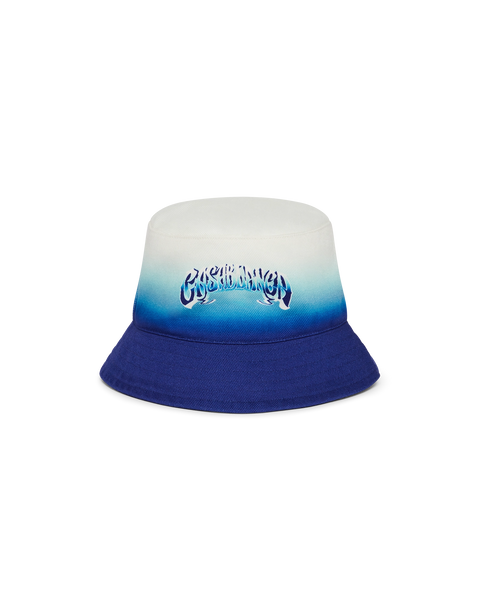 Blue Fade Bucket Hat | Casablanca Paris display picture 3