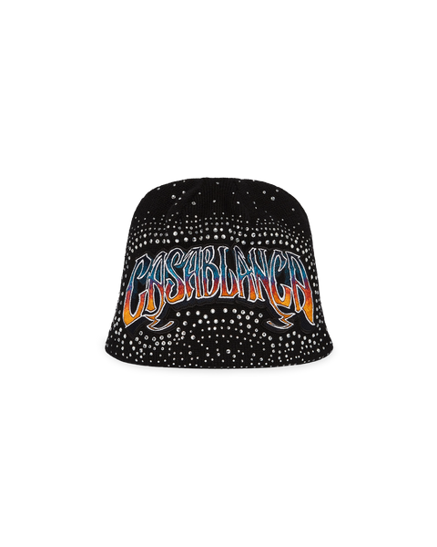 Gothic Crystal Embellished Beanie | Casablanca Paris