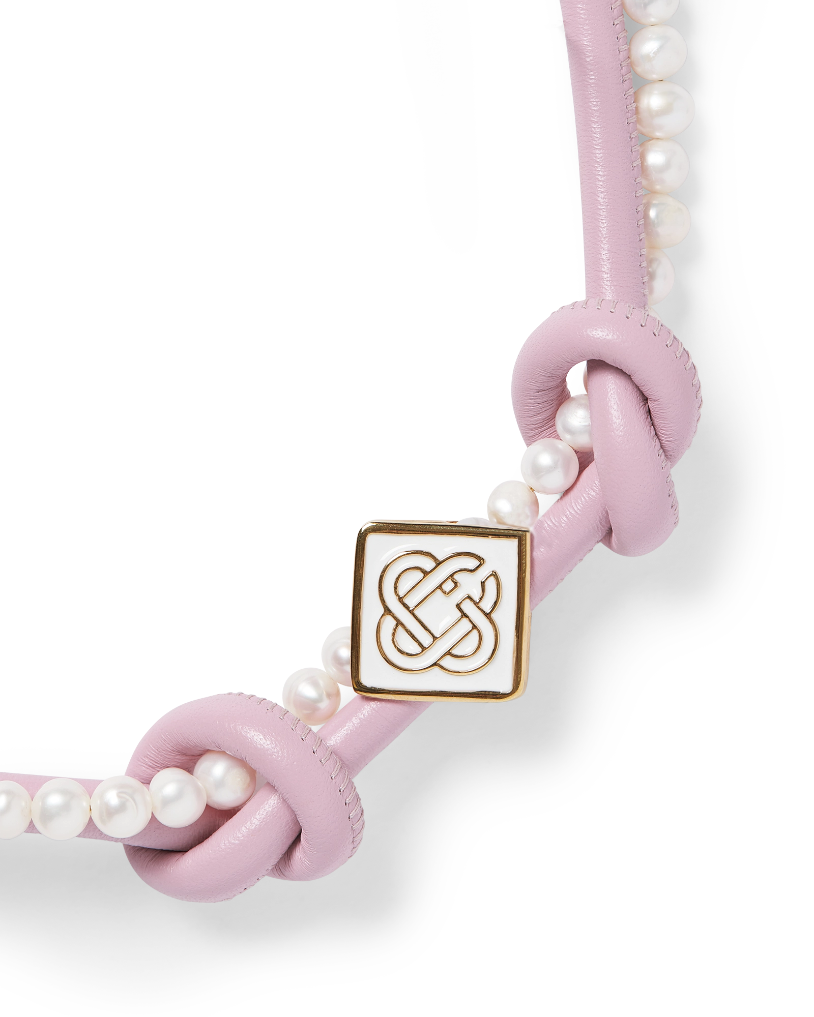 Pink Knotted Necklace