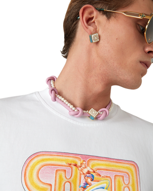 Pink Knotted Necklace