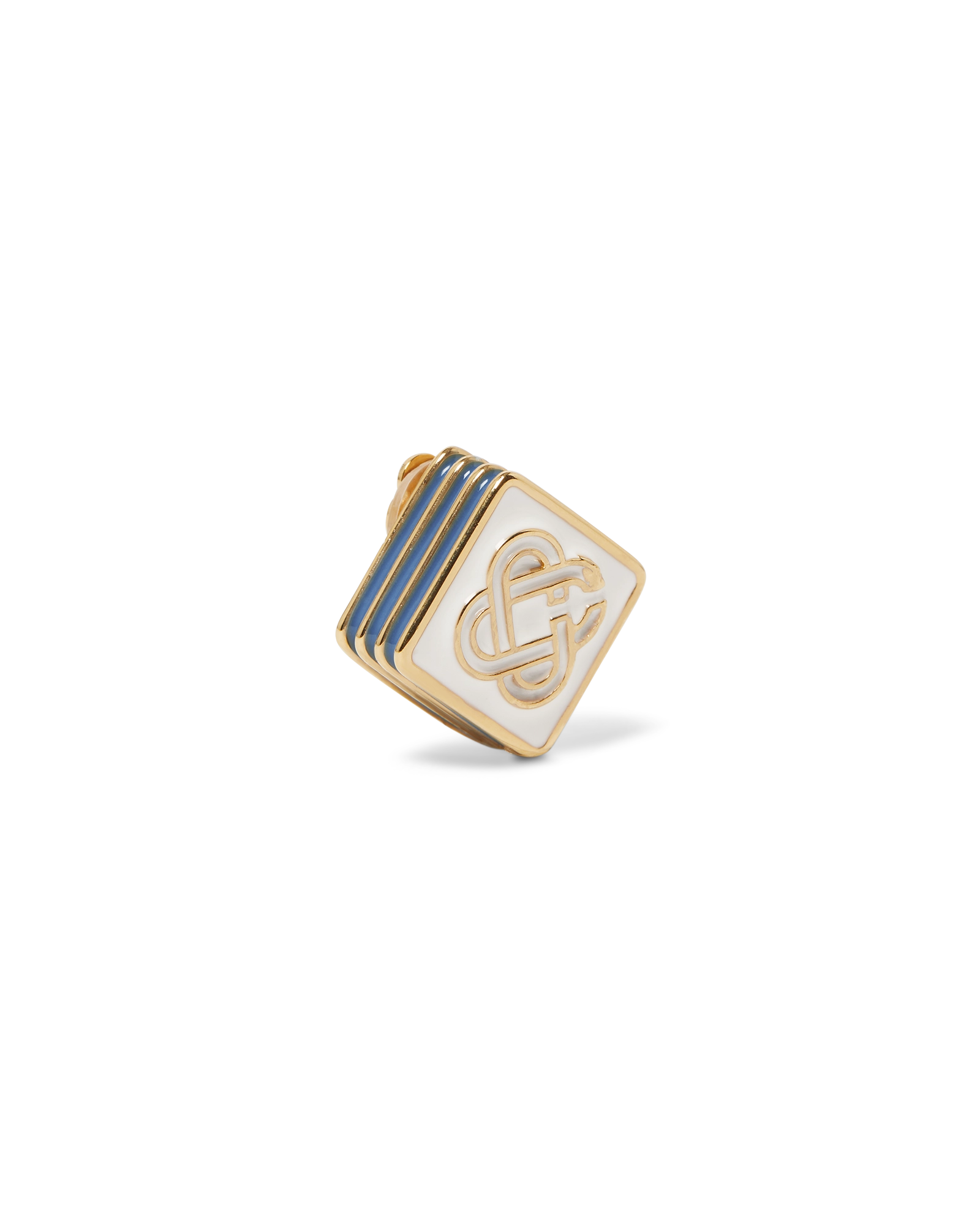 Monogram Logo Stud Earrings