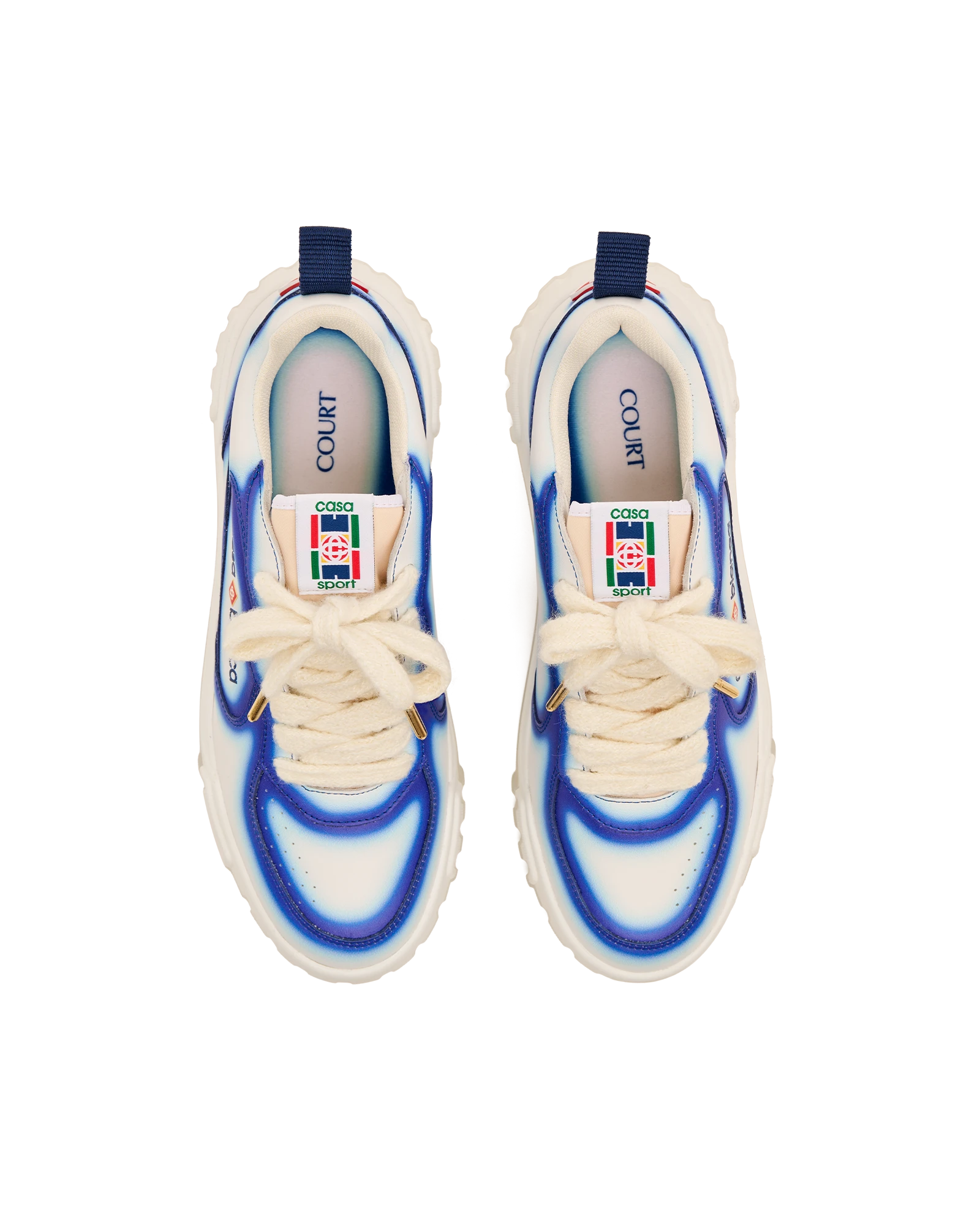 Women's Court Blue Fade Sneaker
