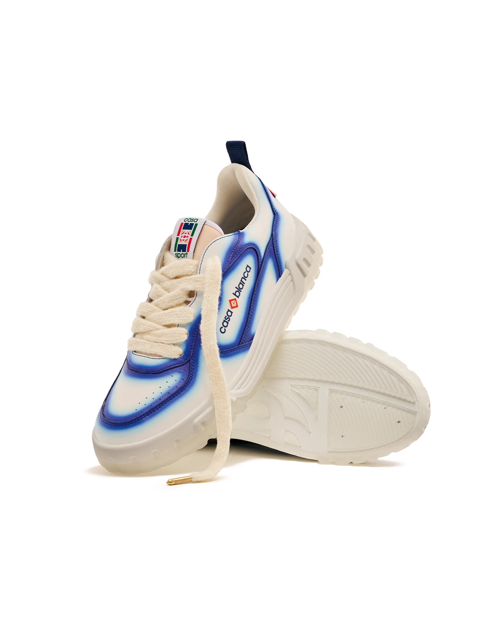 Sneakers pour homme bleu dégradé Court