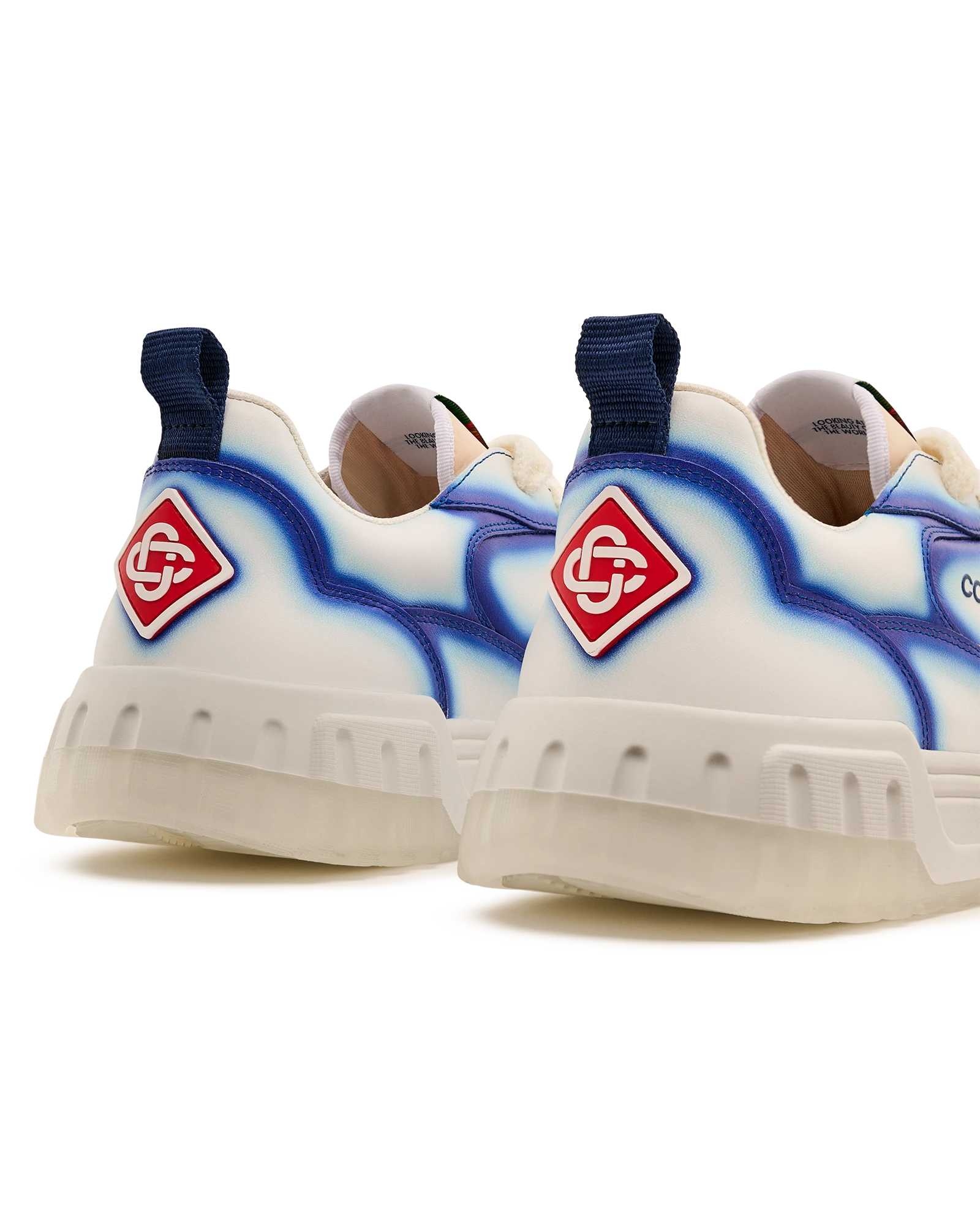 Sneakers pour homme bleu dégradé Court