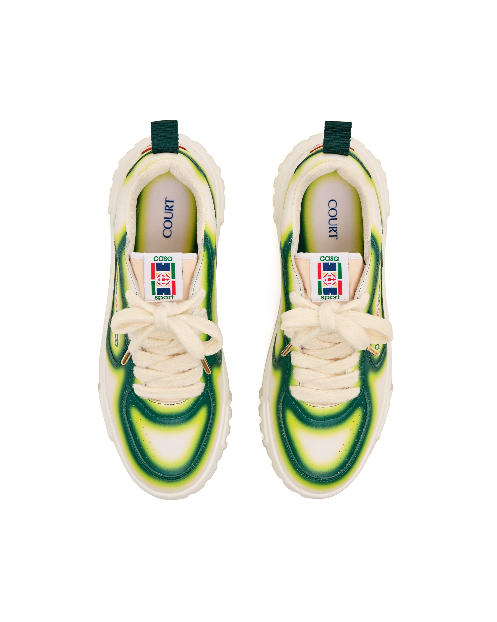 Men's Court Green Fade Sneaker