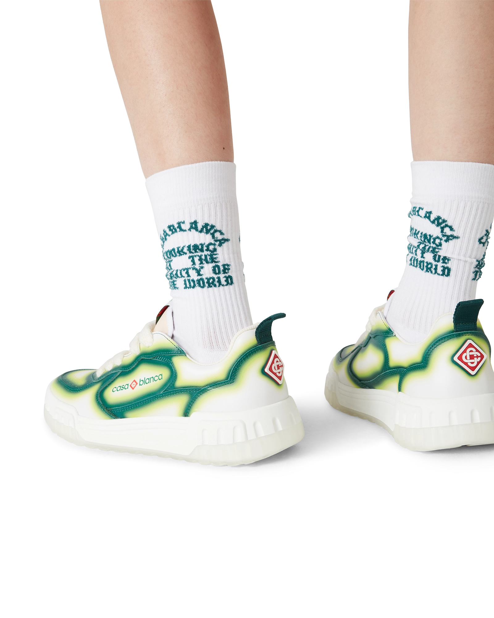 Women's Court Green Fade Sneaker