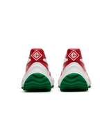 Women's Atlantis Red Ostrich Sneakers