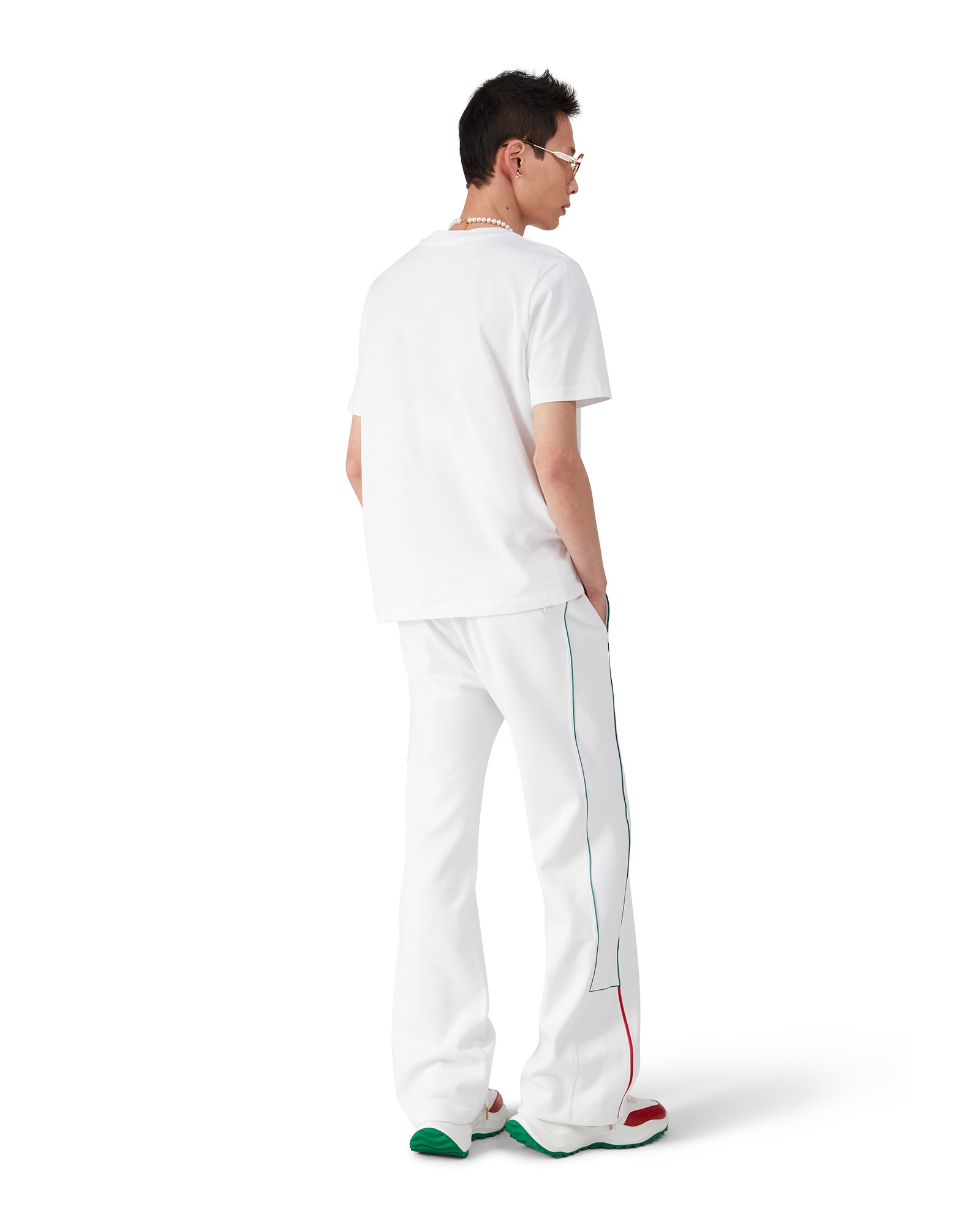 Men's Atlantis Red Ostrich Sneakers