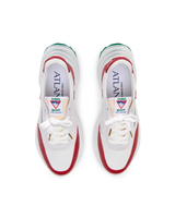 Women's Atlantis Red Ostrich Sneakers