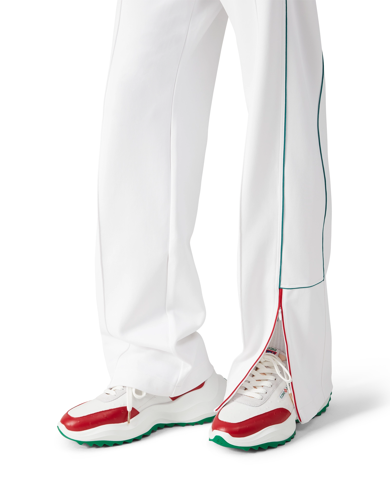 Men's Atlantis Red Ostrich Sneakers