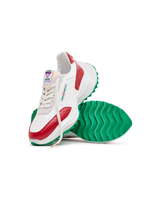 Women's Atlantis Red Ostrich Sneakers