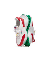 Women's Atlantis Red Ostrich Sneakers