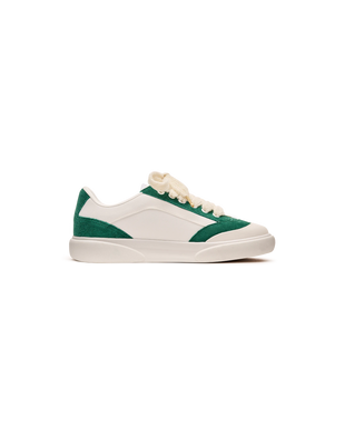 Women's Del Mar White & Green Sneaker