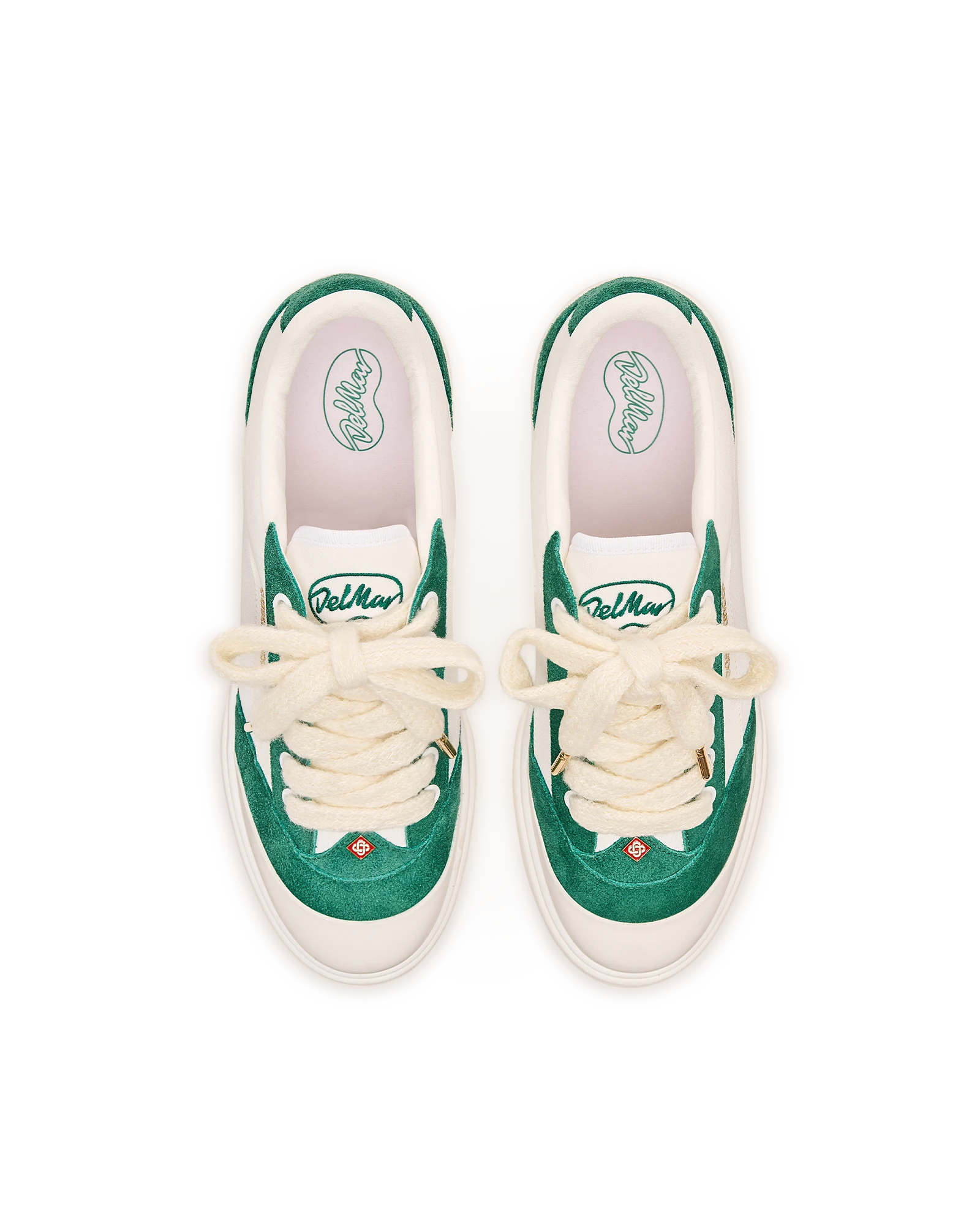 Women's Del Mar White & Green Sneaker