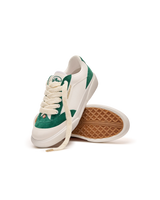 Womens Del Mar White & Green Sneaker