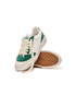 Womens Del Mar White & Green Sneaker