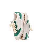 Womens Del Mar White & Green Sneaker