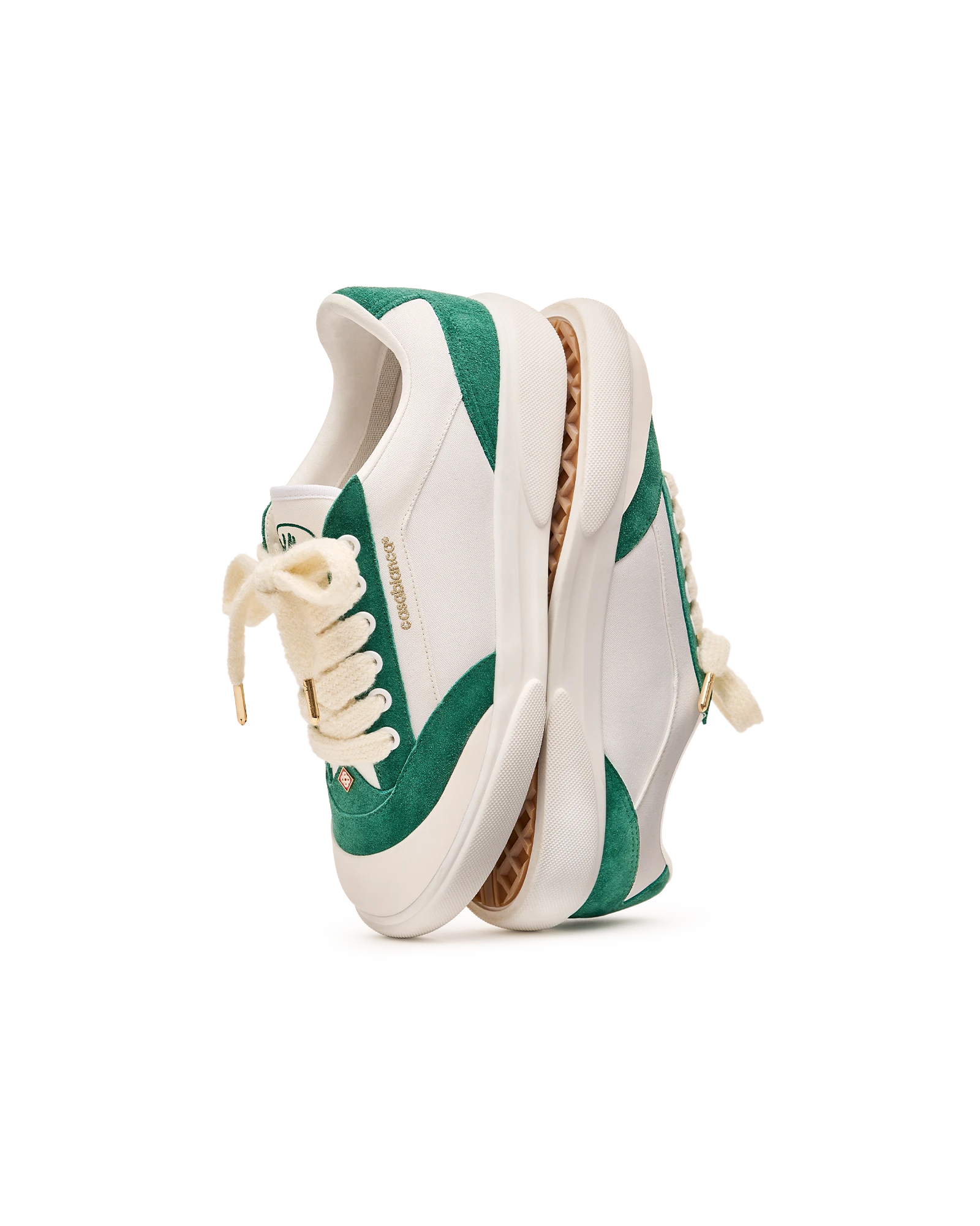 Women's Del Mar White & Green Sneaker