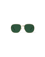 Lunettes de soleil carrées en métal