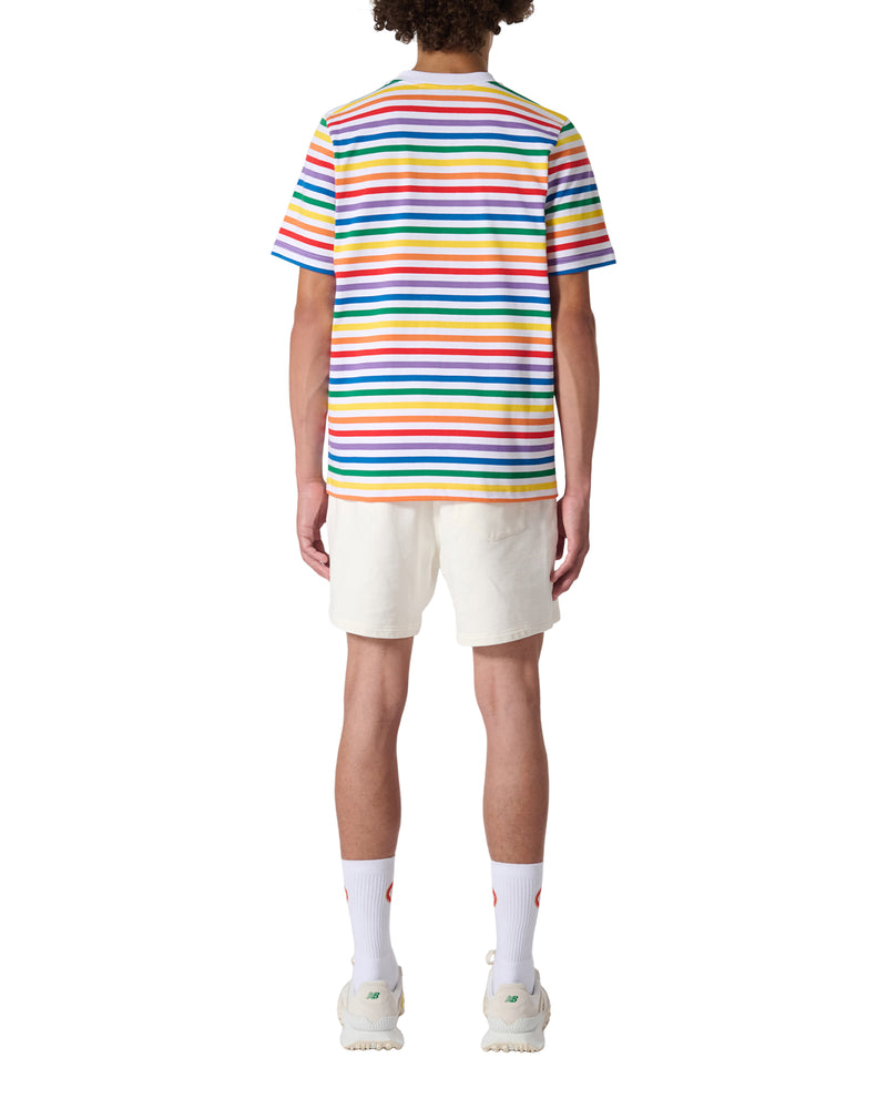 Rainbow Stripe T-Shirt  Casablanca Paris – Casablanca Paris
