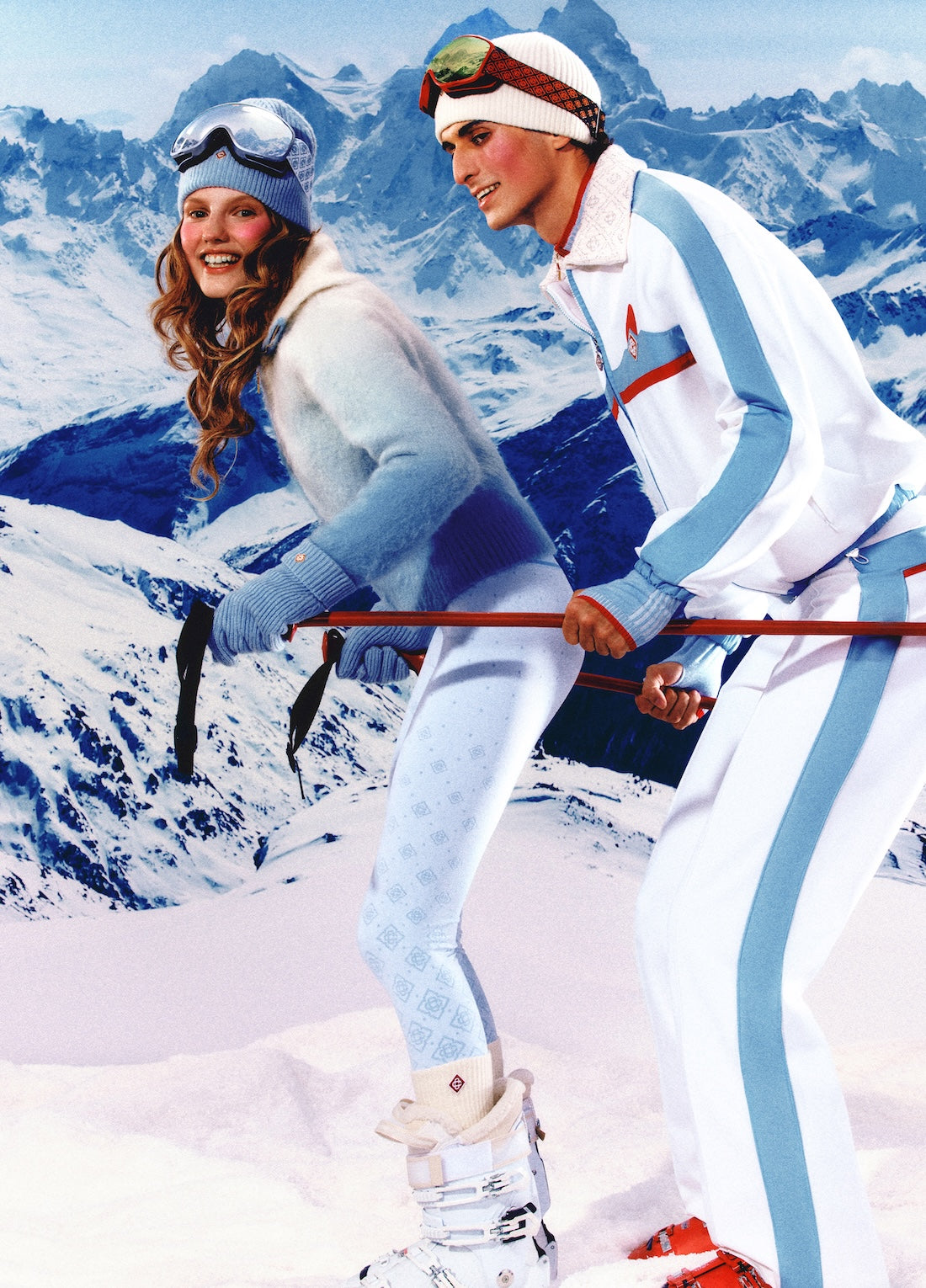 Men's Hybrid Ski Track Jacket | Casablanca Paris