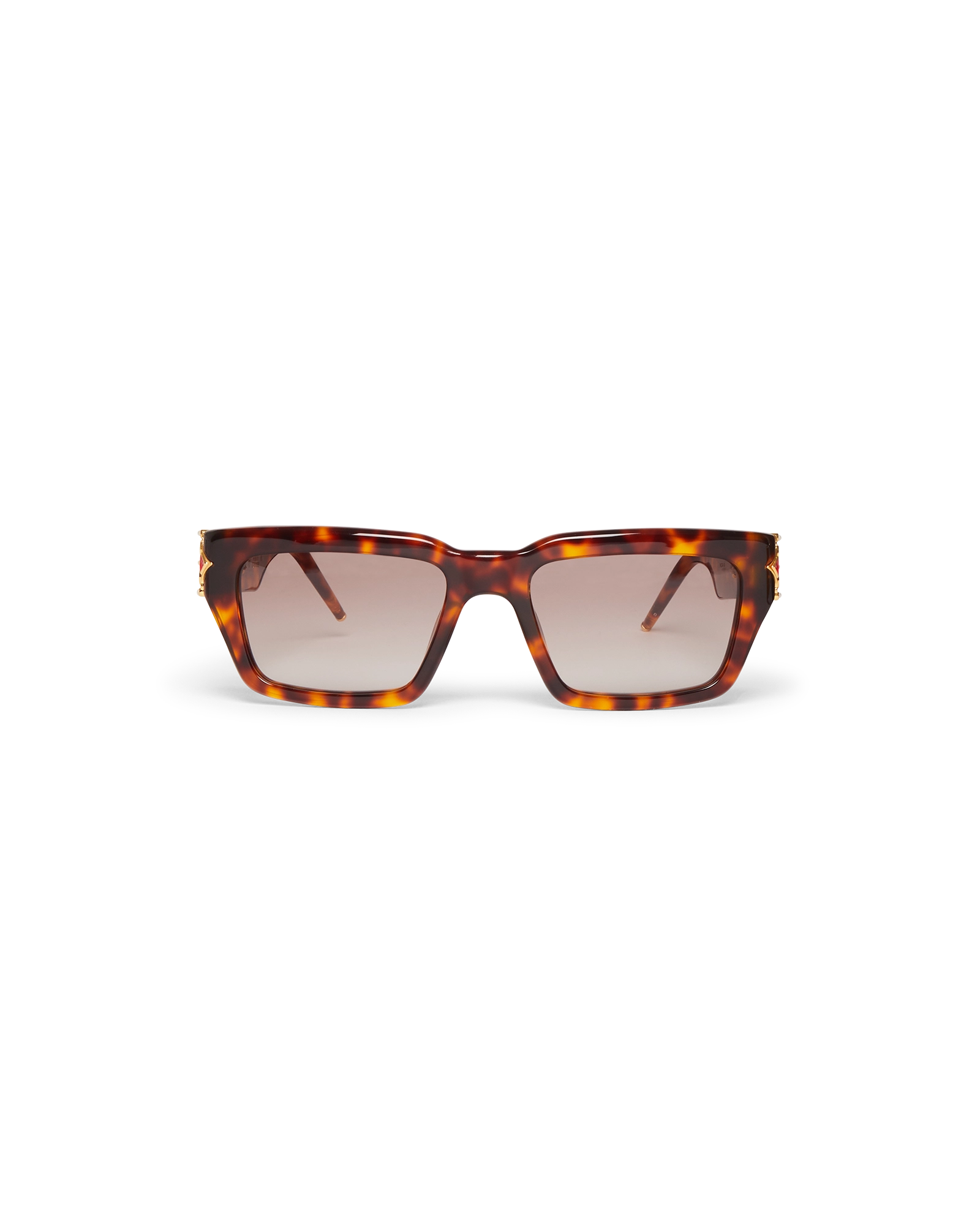 Tortoiseshell The Square Metope Sunglasses
