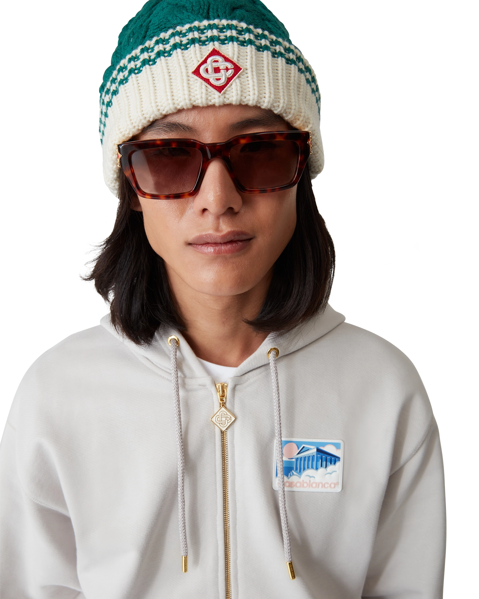 Tortoiseshell The Square Metope Sunglasses