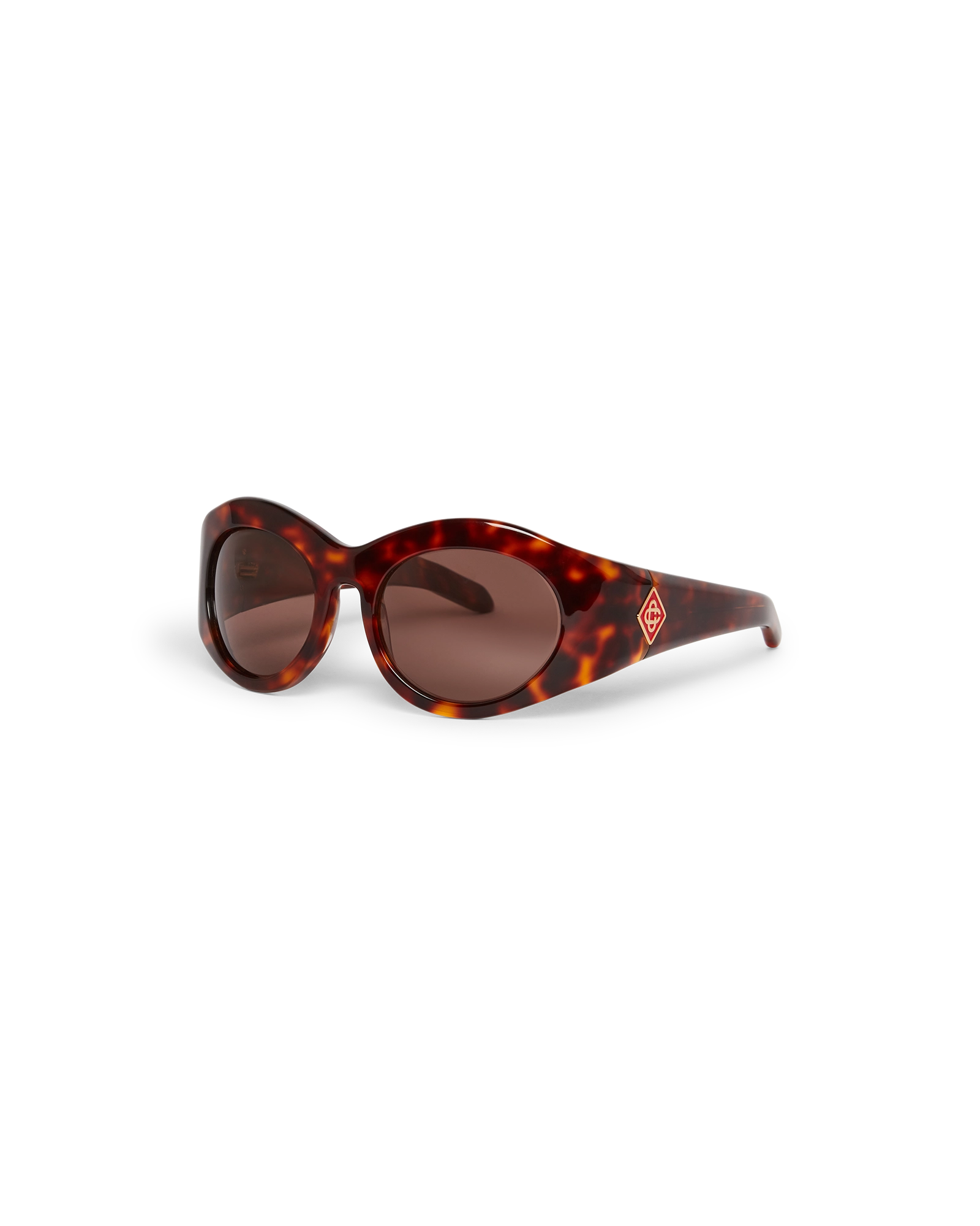 Tortoiseshell Goggle Sunglasses