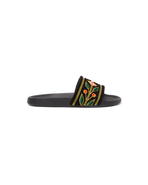 Casa Blanca Slides Size 39 Cloth sandals Casablanca Green size 39 EU in Cloth - 45928453 main image 4