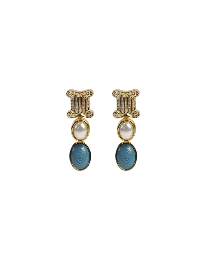 Column Drop Earrings